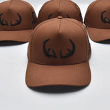 Fallow Antler A Frame Hat - Brown Hat with Black logo