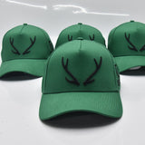 Sambar Antler A Frame Hat - Green Hat with Black logo