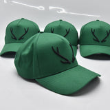 Sambar Antler A Frame Hat - Green Hat with Black logo