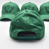 Sambar Antler A Frame Hat - Green Hat with Black logo