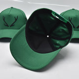 Sambar Antler A Frame Hat - Green Hat with Black logo