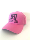 A Frame Hat - Pink Hat with Black logo