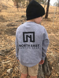 NEHG Kids Grey Jumper - Black Logo