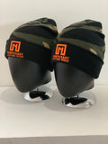 Camo Beanie - Orange Logo