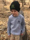 NEHG Kids Grey Jumper - Black Logo