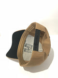 A Frame Hat - Tan Hat With Black logo