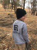 NEHG Kids Grey Jumper - Black Logo