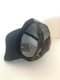 A Frame Hat - Camo Hat with Black logo