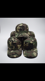 A Frame Hat - Camo Hat with Black logo